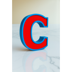 Fileli Boyalı Krom Harf Ledli Fileli Boyalı Krom Harf Ledli