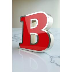 Fileli Gümüş Krom Harf Ledli Fileli Gümüş Krom Harf Ledli