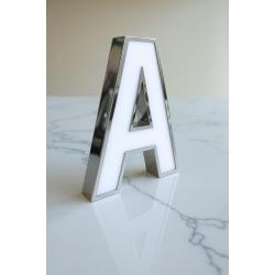 Fileli Gümüş Krom Harf Ledsiz