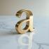 Altın Endirek Krom Harf Ledsiz